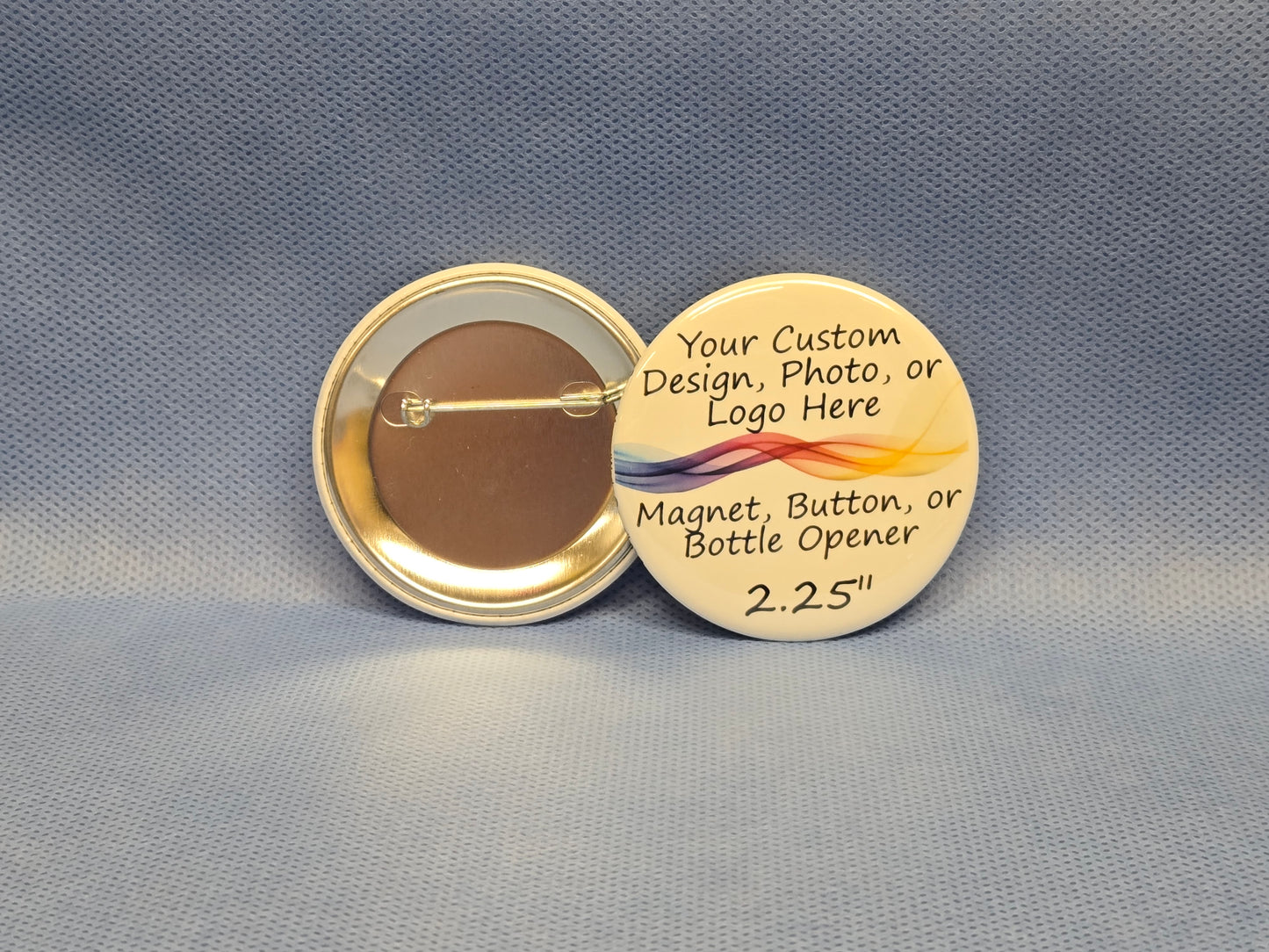 2.25" pin button, custom photo